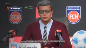 Das Bild zeigt Rafael Binkowski als Trainer im EA FC 25 Karrieremodus bei Heidenheim.