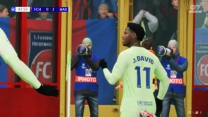 Das Bild zeigt Jonathan David im EA FC 25 Karrieremodus