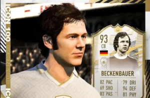 Das Bild zeigt Franz Beckenbauer im EA FC 25 Karrieremodus