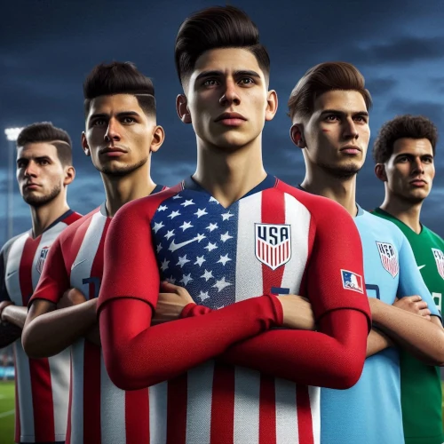 DAs KI-Bild zeigt die besten Talente aus den USA und Kanada im EA FC 25 Karrieremodus