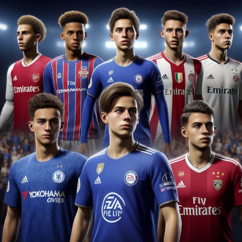 Das Bild zeigt dei besten Wunderkinder aus Asien im EA FC 25 Karrieremodus