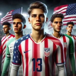 DAs KI-Bild zeigt die besten Talente aus den USA und Kanada im EA FC 25 Karrieremodus