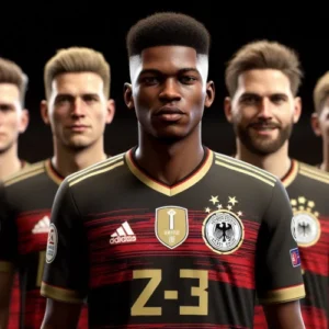 Das Bild zeigt deutsche Talente im EA FC 25 Karrieremodus
