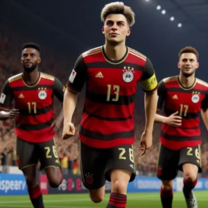 Das Bild zeigt deutsche Talente im EA FC 25 Karrieremodus
