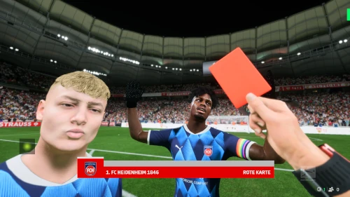 Das Bild zeigt den FC Heidenheim im EA FC 25 Karrieremodus