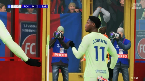 Das Bild zeigt Jonathan David im EA FC 25 Karrieremodus