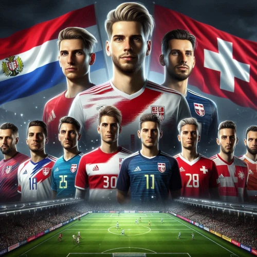 Das Bild zeigt die besten Talente aus Schweiz und Österreich im EA FC 25 Karrieremodus