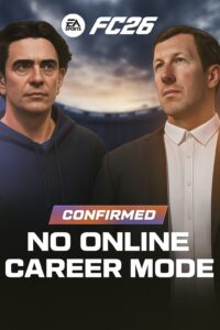 Das Bild zeigt den fehlenden Online-Karrieremodus im EA FC 26 Karrieremodus