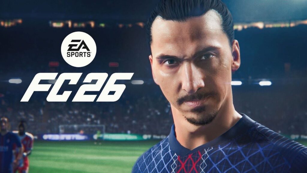 Das Bild zeigt Zlatan Ibrahimovic auf dem Cover des EA FC 25 Karrieremodus