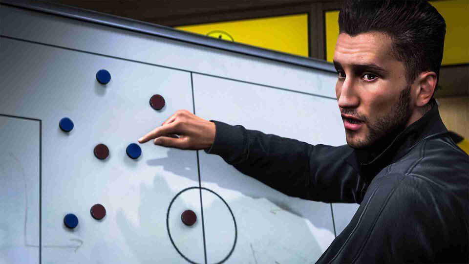 Das Bild zeigt einen Trainer im EA FC 26 Karrieremodus