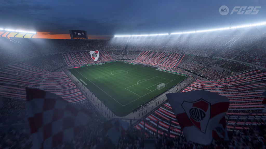 Das Mâs Monumental (River Plate) ist das größte Stadion in Argentinien und ist nach der vollständigen Renovierung im EA FC 25 Karrieremodus wieder mit dabei.