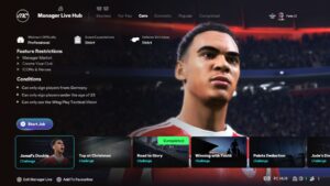 Im Manager Live Hub kann man im EA Fc  26 Karrieremodus Szenarien editieren oder auswählen.